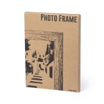 Cadre photo en bois rectangulaire avec logo de 10x15 cm Wood couleur bois sixième vue