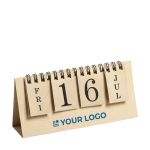 Calendrier perpétuel personnalisé en carton avec anneaux Perpetual vue principale
