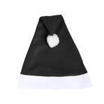 Bonnet classique de Père Noël en différents coloris Santa Colors couleur noir première vue