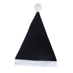 Bonnet classique de Père Noël en différents coloris Santa Colors couleur noir