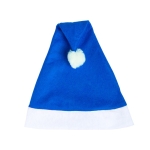 Bonnet classique de Père Noël en différents coloris Santa Colors couleur bleu première vue