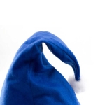 Bonnet classique de Père Noël en différents coloris Santa Colors couleur bleu quatrième vue