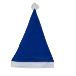 Bonnet classique de Père Noël en différents coloris Santa Colors couleur bleu