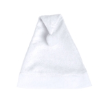 Bonnet classique de Père Noël en différents coloris Santa Colors couleur blanc première vue