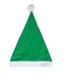Bonnet classique de Père Noël en différents coloris Santa Colors couleur vert