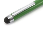 Stylo d'entreprise avec finition en anneau couleur vert troisième vue