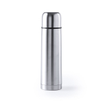 Bouteille thermos personnalisée avec bouchon/tasse 500ml Basic XL couleur argenté première vue