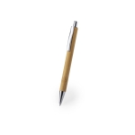 Stylo en bambou avec clip en métal et encre bleue Bamboo Nature couleur naturel première vue
