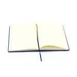 Carnet personnalisé pas cher en couleur vive A5 pages lisses Sketch couleur bleu deuxième vue