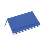 Carnet personnalisé pas cher en couleur vive A5 pages lisses Sketch couleur bleu quatrième vue