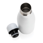 Petite gourde isotherme en inox 260 ml Lifestyle Premium Mini couleur blanc quatrième vue