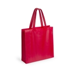 Sac non-tissé personnalisé coloré avec souflet mat 110 g/m2 Holdall couleur rouge première vue