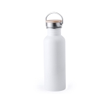 Bouteille en acier de style rétro aux couleurs vives 800 ml Inox Retro couleur blanc première vue
