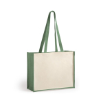 Sac en toile de jute personnalisé et coton laminé 12 kg Beach Budget première vue