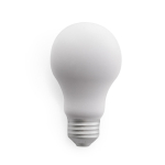 Cadeau antistress publicitaire en forme d'ampoule ZenBulb couleur blanc deuxième vue