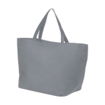 Sacs pour publicité polyvalents en non-tissé 80 g/m2 Full Sized couleur gris deuxième vue frontale
