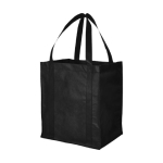Sacs cabas personnalisés en tissu non tissé avec logo 80 g/m2 Liberty couleur noir deuxième vue frontale