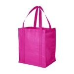 Sacs cabas personnalisés en tissu non tissé avec logo 80 g/m2 Liberty couleur fuchsia deuxième vue frontale