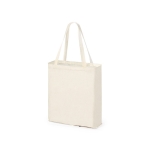 Sacs pliants personnalisés en coton et jute 110 g/m2 Jute couleur naturel première vue