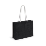 Sac jute personnalisé, jolies couleurs, 10 kg de résistance JuteColors couleur noir première vue