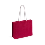 Sac jute personnalisé, jolies couleurs, 10 kg de résistance JuteColors couleur rouge première vue