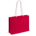 Sac jute personnalisé, jolies couleurs, 10 kg de résistance JuteColors couleur rouge
