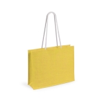 Sac jute personnalisé, jolies couleurs, 10 kg de résistance JuteColors couleur jaune première vue