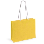 Sac jute personnalisé, jolies couleurs, 10 kg de résistance JuteColors couleur jaune