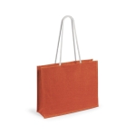 Sac jute personnalisé, jolies couleurs, 10 kg de résistance JuteColors couleur orange première vue