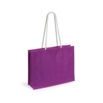 Sac jute personnalisé, jolies couleurs, 10 kg de résistance JuteColors couleur fuchsia première vue