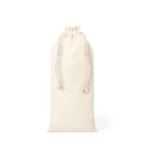 Sac à bouteilles en coton avec cordon de serrage 105 g/m2 Bottle couleur naturel première vue