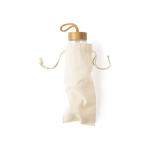 Sac à bouteilles en coton avec cordon de serrage 105 g/m2 Bottle sixième vue