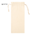 Sac à bouteilles en coton avec cordon de serrage 105 g/m2 Bottle septième vue