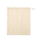 Sac à fruits en filet avec cordon de serrage 120 g/m2 Mini Fruits couleur naturel première vue