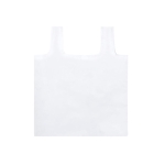 Sac de course personnalisable pliable et pas cher RPET Fold & Hook couleur blanc première vue