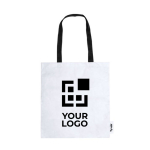 Sac cordon Tyvek blanc personnalisable avec votre design Resistant vue principale