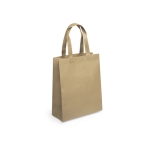 Petit sac de course non-tissé avec anses courtes 90 g/m2 Gourmet Mini couleur marron première vue