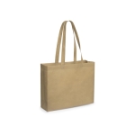 Sac non tissé avec soufflet et longue anses 80 g/m2 Gourmet Large couleur marron première vue
