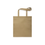 Sac non tissé d'aspect naturel avec anses longues 80 g/m2 Gourmet Midi couleur marron première vue