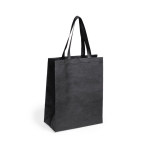 Petit sac robuste en tnt de couleur vive 80 g/m2 Shopping Colors couleur noir première vue