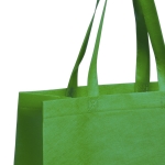 Petit sac robuste en tnt de couleur vive 80 g/m2 Shopping Colors couleur vert deuxième vue