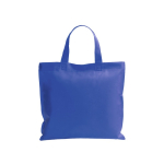 Sac non-tissé personnalisé anses courtes colorées 80 g/m2 Bazaar Short couleur bleu première vue