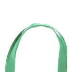 Sac non-tissé personnalisé anses courtes colorées 80 g/m2 Bazaar Short couleur vert quatrième vue