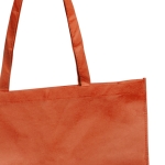 Sac XL intissé à poignée longue et soufflet 80 g/m2 Fifth Avenue XL couleur orange deuxième vue