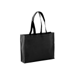 Sac non-tissé 9kg 100 g/m2 Stronger Matt Black Handle couleur noir première vue