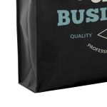 Sac non-tissé 9kg 100 g/m2 Stronger Matt Black Handle couleur noir sixième vue