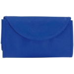 Sacs non tissés pliables avec fermeture velcro 80 g/m2 Velcro couleur bleu