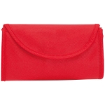 Sacs non tissés pliables avec fermeture velcro 80 g/m2 Velcro couleur rouge