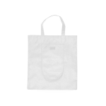 Sacs non tissés pliables avec fermeture velcro 80 g/m2 Velcro couleur blanc troisième vue