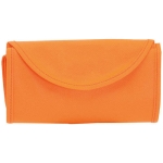 Sacs non tissés pliables avec fermeture velcro 80 g/m2 Velcro couleur orange
